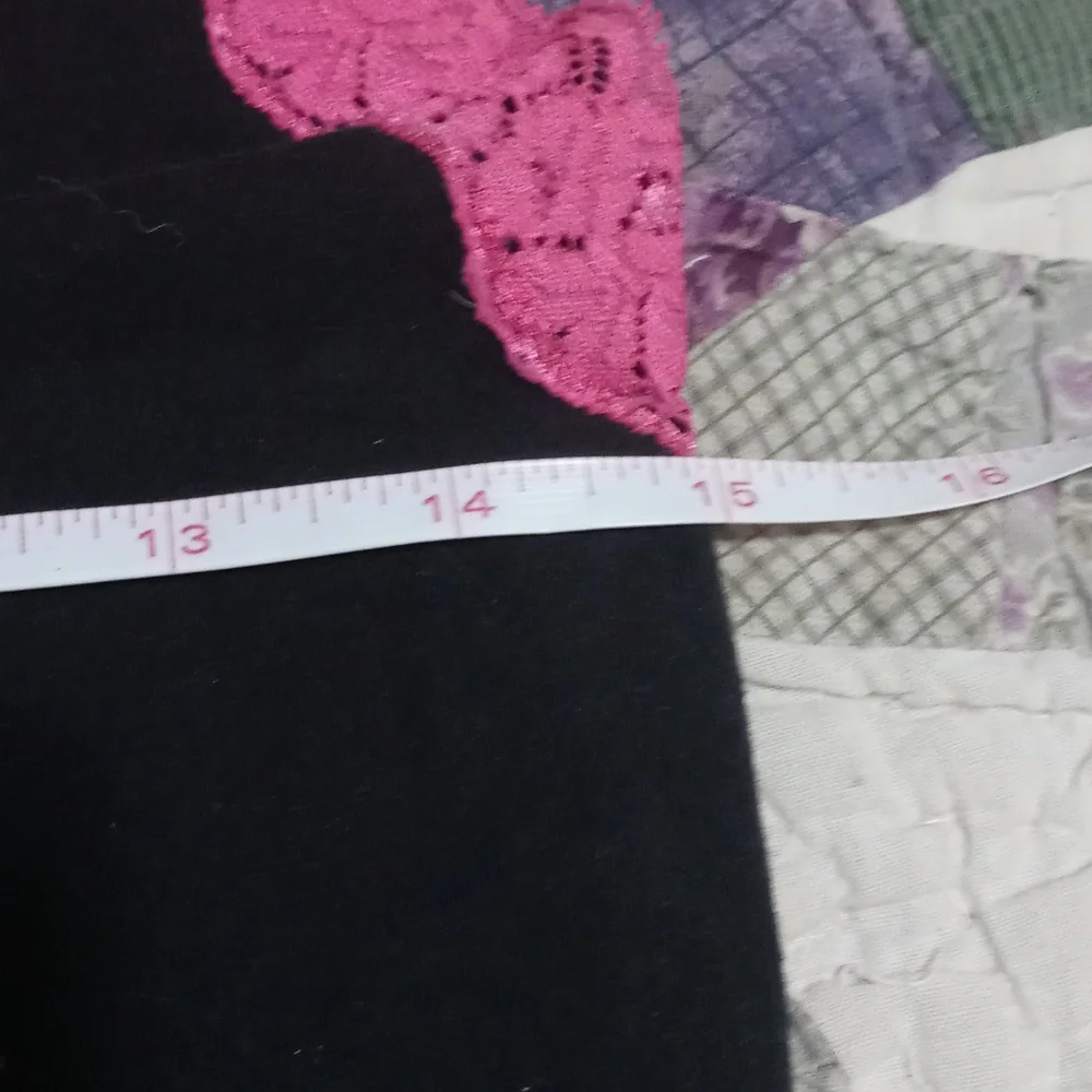 Bnwot!! Baby phat spaghetti strap tank top sz medium in black and pink pink lace - Picture 9 of 12